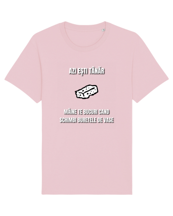 Azi esti tanar maine te bucuri cand schimbi buretele de vase Cotton Pink
