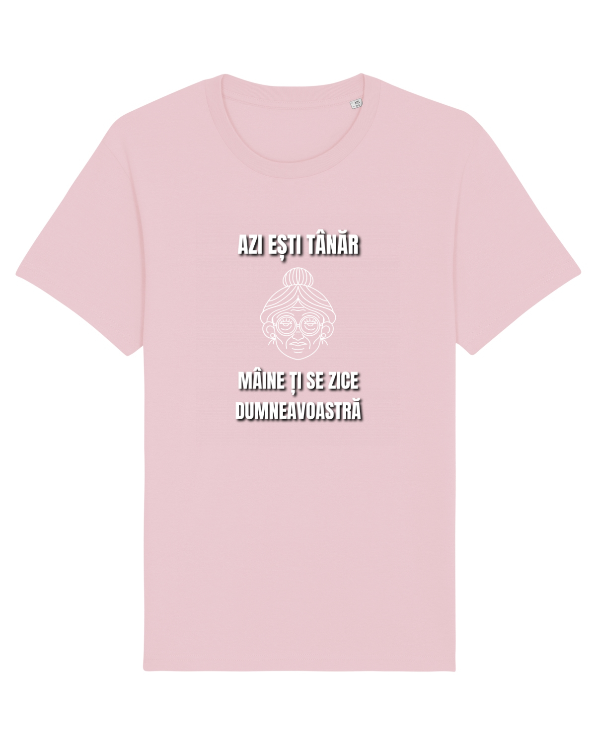 Tricou mânecă scurtă Unisex Rocker Cotton Pink