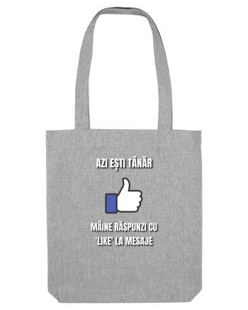 Azi esti tanar maine raspunzi cu like la mesaje Heather Grey