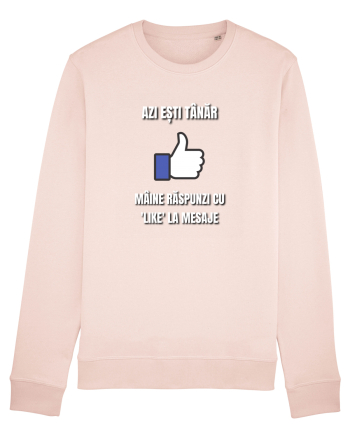 Azi esti tanar maine raspunzi cu like la mesaje Candy Pink