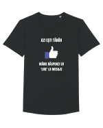 Azi esti tanar maine raspunzi cu like la mesaje Tricou mânecă scurtă guler larg Bărbat Skater