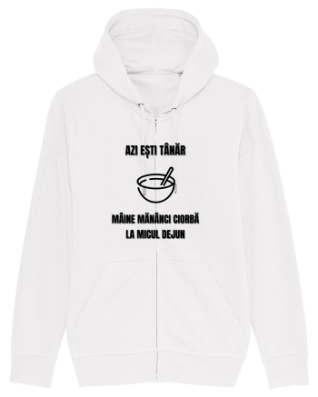 Azi esti tanar maine mananci ciorba la micul dejun White