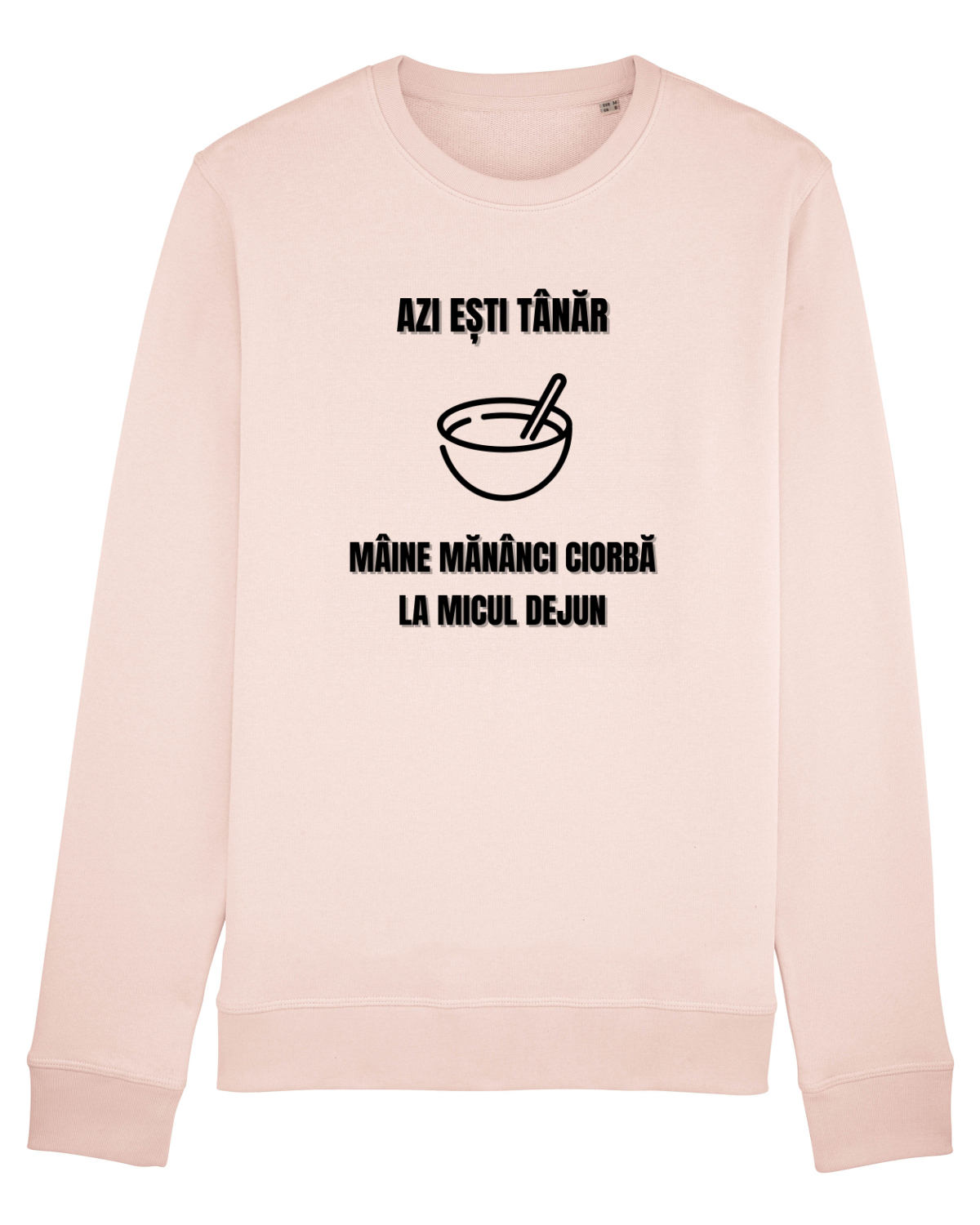 Bluză mânecă lungă Unisex Rise Candy Pink