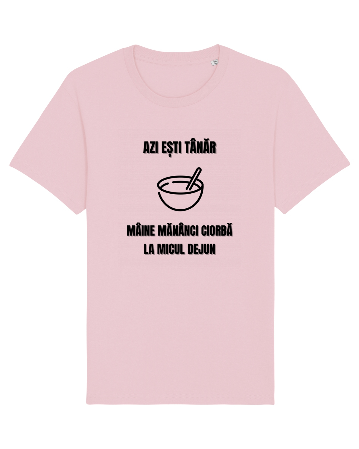 Tricou mânecă scurtă Unisex Rocker Cotton Pink