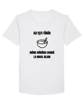 Azi esti tanar maine mananci ciorba la micul dejun White