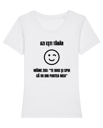 Azi esti tanar maine zici te duci si spui ca vii din partea mea White