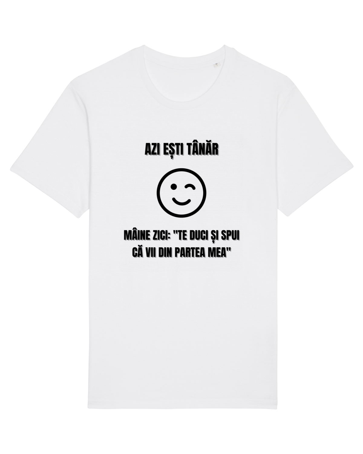 Tricou mânecă scurtă Unisex Rocker White