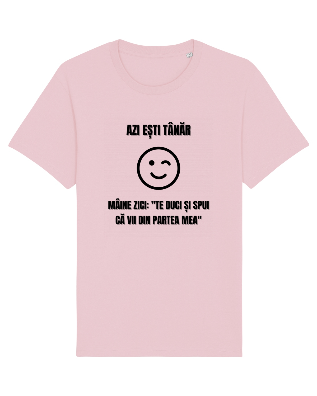 Tricou mânecă scurtă Unisex Rocker Cotton Pink