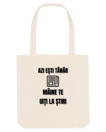 Azi esti tanar maine te uiti la stiri Sacoșă textilă