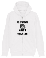Azi esti tanar maine te uiti la stiri Hanorac cu fermoar Unisex Connector