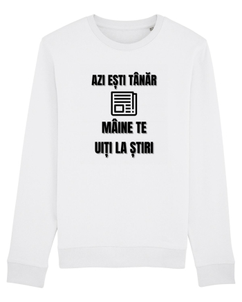 Azi esti tanar maine te uiti la stiri White