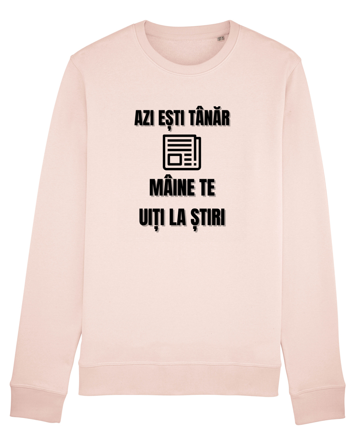 Bluză mânecă lungă Unisex Rise Candy Pink