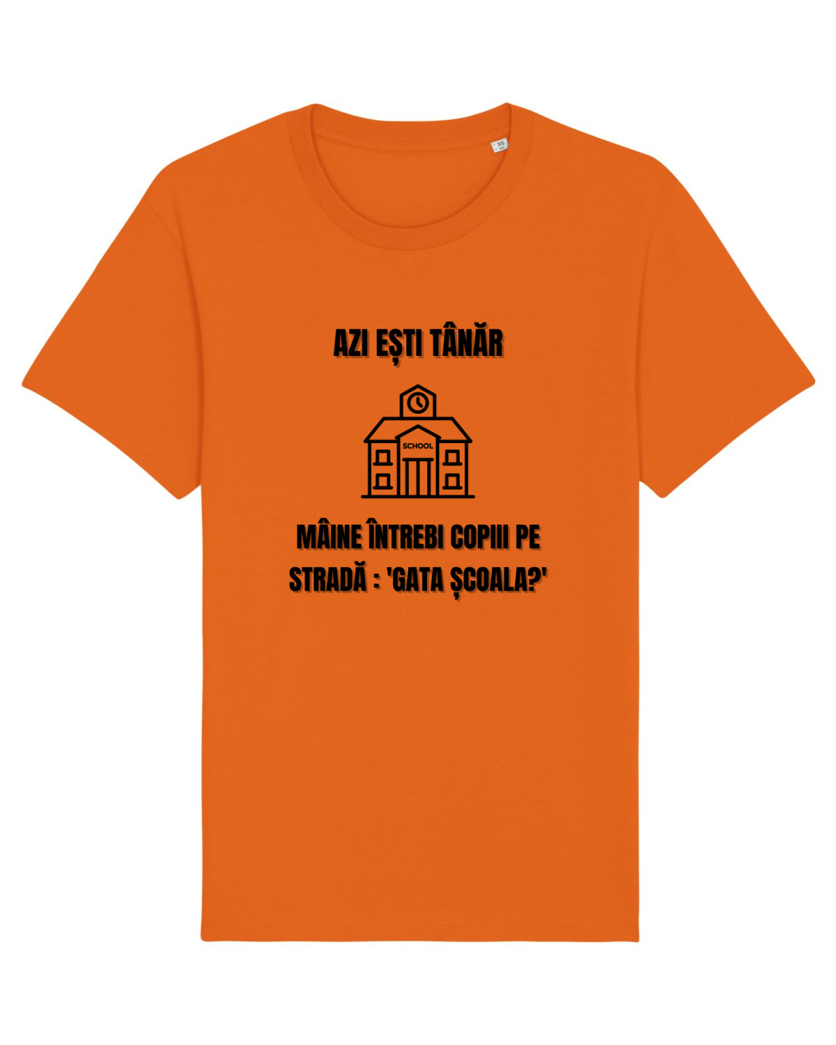 Tricou mânecă scurtă Unisex Rocker Bright Orange