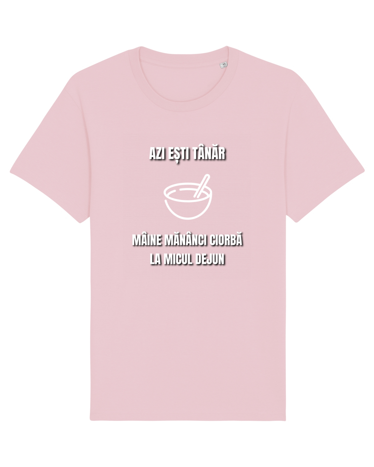 Tricou mânecă scurtă Unisex Rocker Cotton Pink