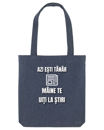 Azi esti tanar maine te uiti la stiri Midnight Blue