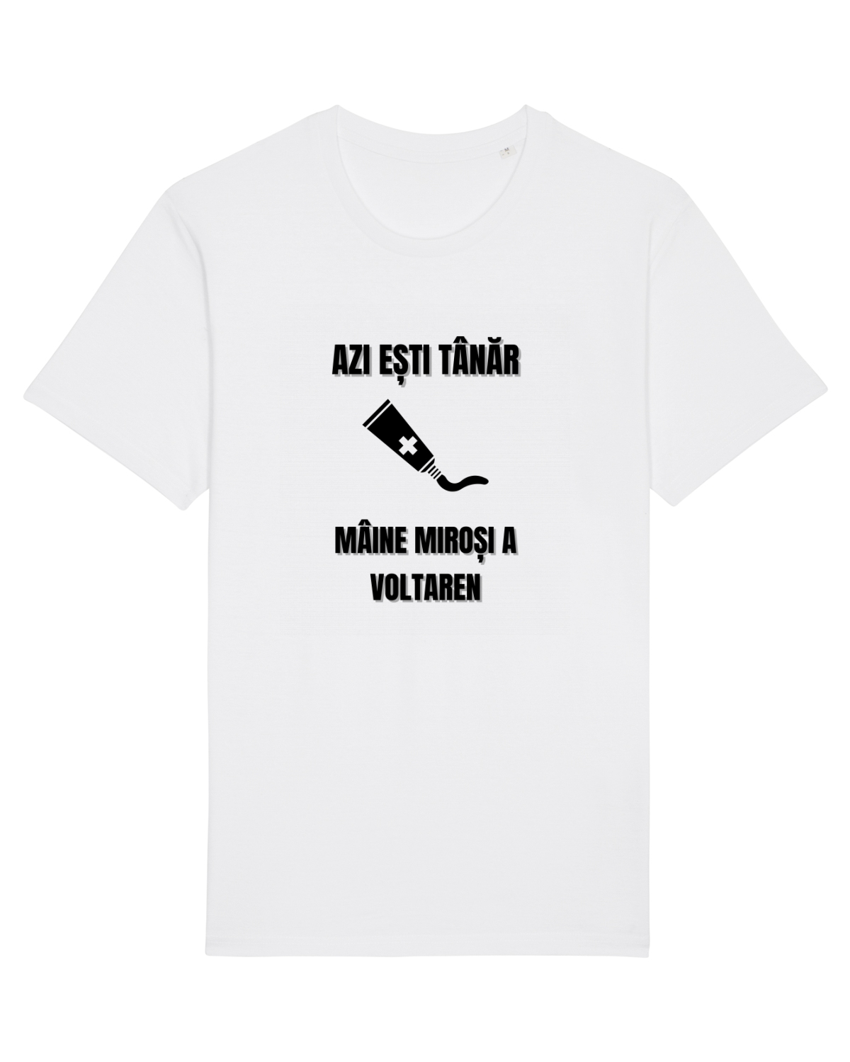 Tricou mânecă scurtă Unisex Rocker White
