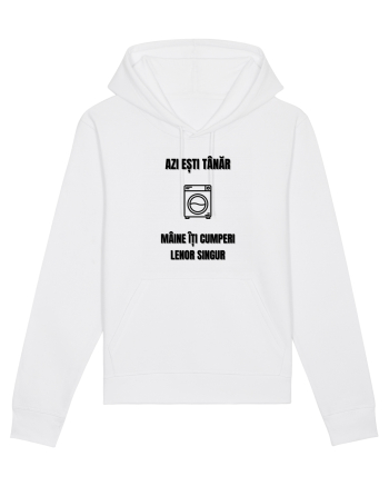 Azi esti tanar maine iti cumperi lenor singur White