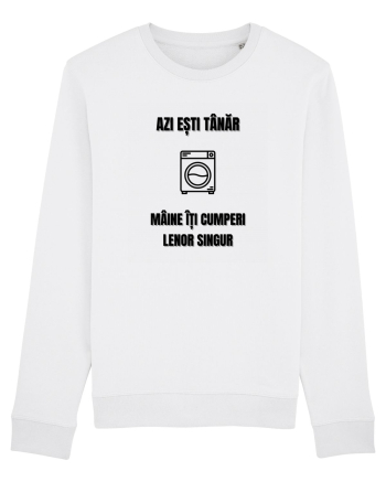 Azi esti tanar maine iti cumperi lenor singur White