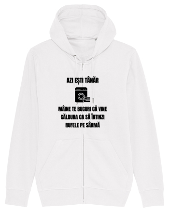 Azi esti tanar maine te bucuri ca vine caldura... White
