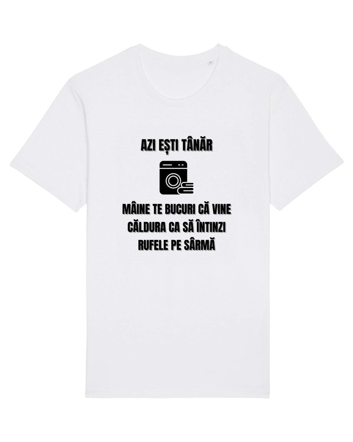Tricou mânecă scurtă Unisex Rocker White