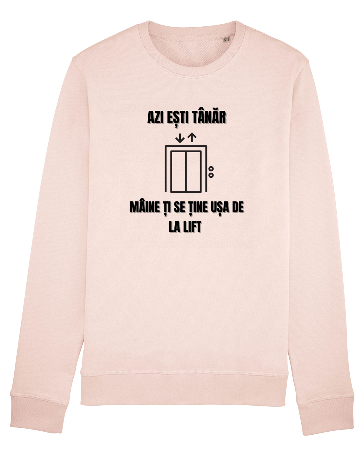 Bluză mânecă lungă Unisex Rise Candy Pink