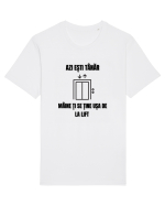 Azi esti tanar maine ti se tine usa de la lift Tricou mânecă scurtă Unisex Rocker
