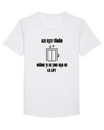 Azi esti tanar maine ti se tine usa de la lift White