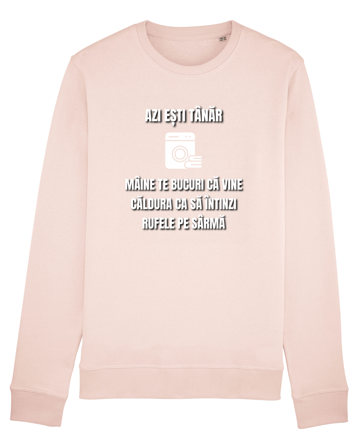 Bluză mânecă lungă Unisex Rise Candy Pink