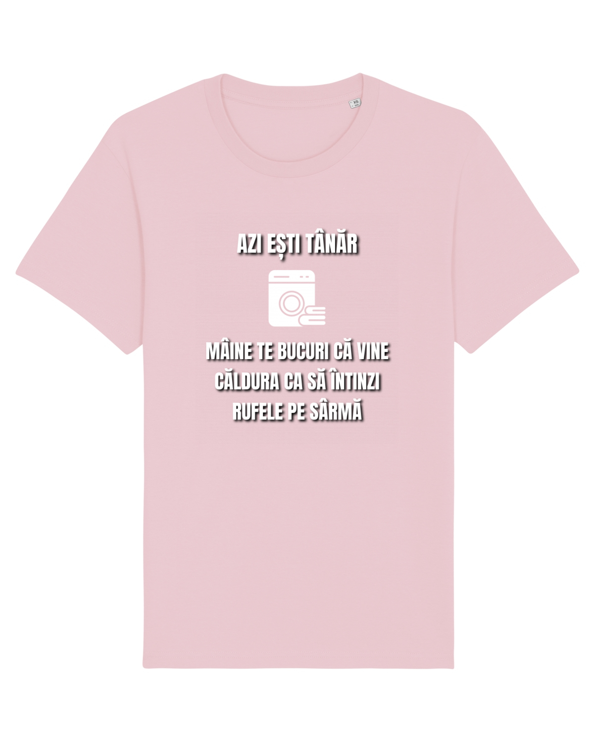 Tricou mânecă scurtă Unisex Rocker Cotton Pink