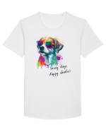SUNNY DAYS - V4 Tricou mânecă scurtă guler larg Bărbat Skater
