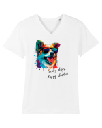 SUNNY DAYS - V5 Tricou mânecă scurtă guler V Bărbat Presenter