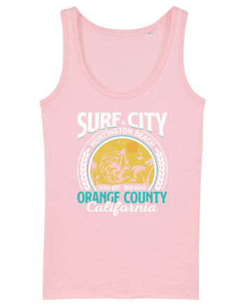 Surf City Huntington Beach Orange County California Cotton Pink