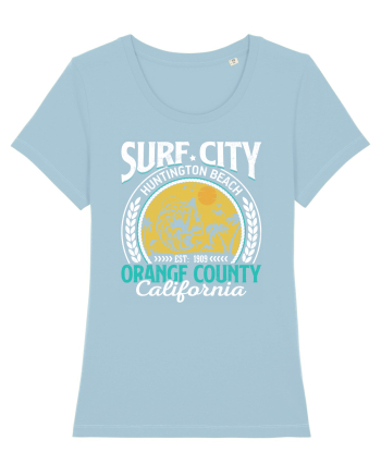 Surf City Huntington Beach Orange County California Sky Blue