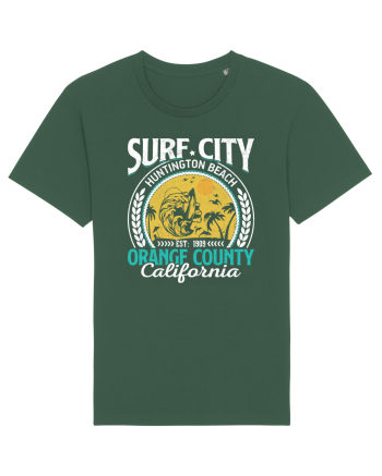 Surf City Huntington Beach Orange County California Bottle Green