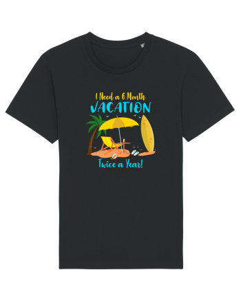 6 months vacation Black