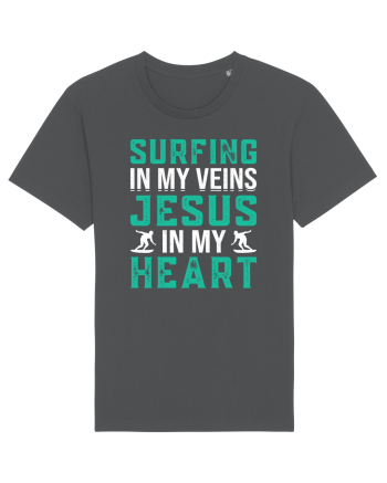 Surfing In My Veins Jesus In My Heart Anthracite