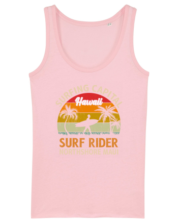 Surfing Capital Hawaii Surf Rider Northshore Maui Cotton Pink