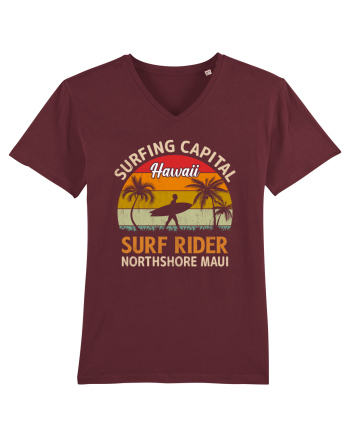 Surfing Capital Hawaii Surf Rider Northshore Maui Burgundy