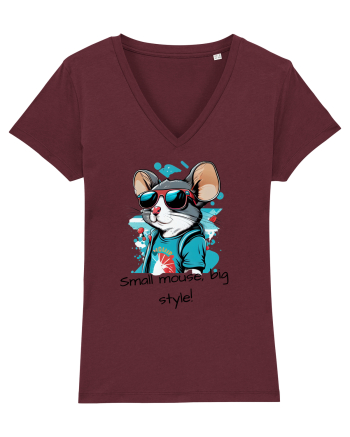SMALL MOUSE, BIG STYLE! - V2 Burgundy