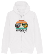 pentru aventurieri - Adventure is calling Hanorac cu fermoar Unisex Connector