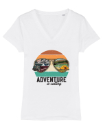 pentru aventurieri - Adventure is calling Tricou mânecă scurtă guler V Damă Evoker