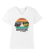 pentru aventurieri - Adventure is calling Tricou mânecă scurtă guler V Bărbat Presenter