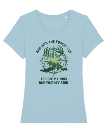 pentru aventurieri - And into the forest I go Sky Blue