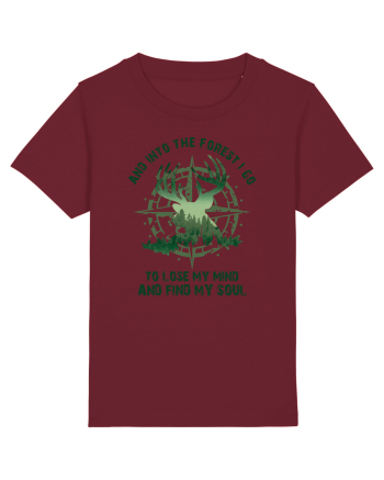 pentru aventurieri - And into the forest I go Burgundy