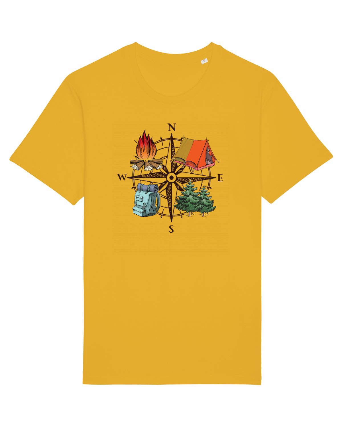 Tricou mânecă scurtă Unisex Rocker Spectra Yellow