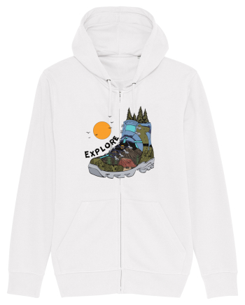 pentru aventurieri - Explorer boots White