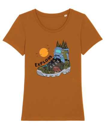 pentru aventurieri - Explorer boots Roasted Orange