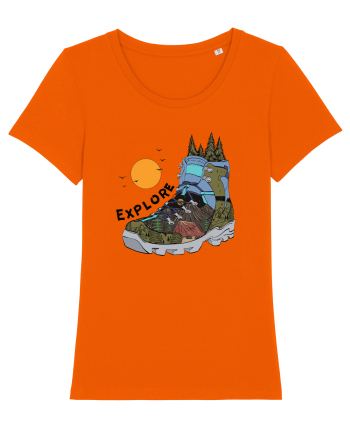 pentru aventurieri - Explorer boots Bright Orange