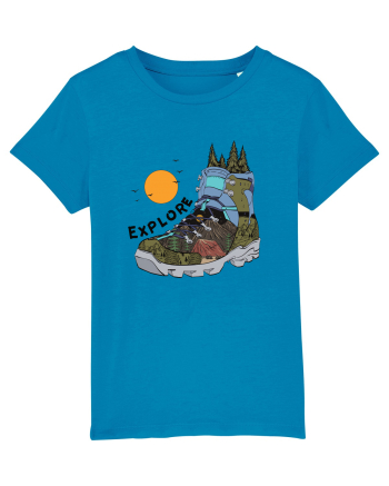 pentru aventurieri - Explorer boots Azur