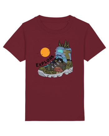 pentru aventurieri - Explorer boots Burgundy